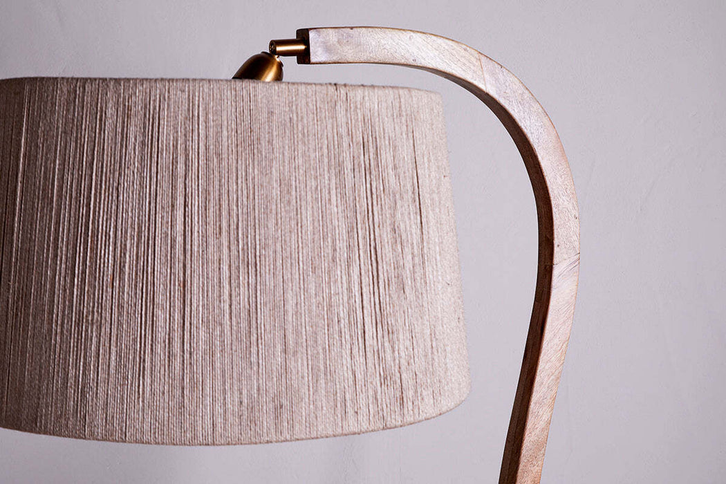 Namira Mango Wood Floor Lamp Natural
