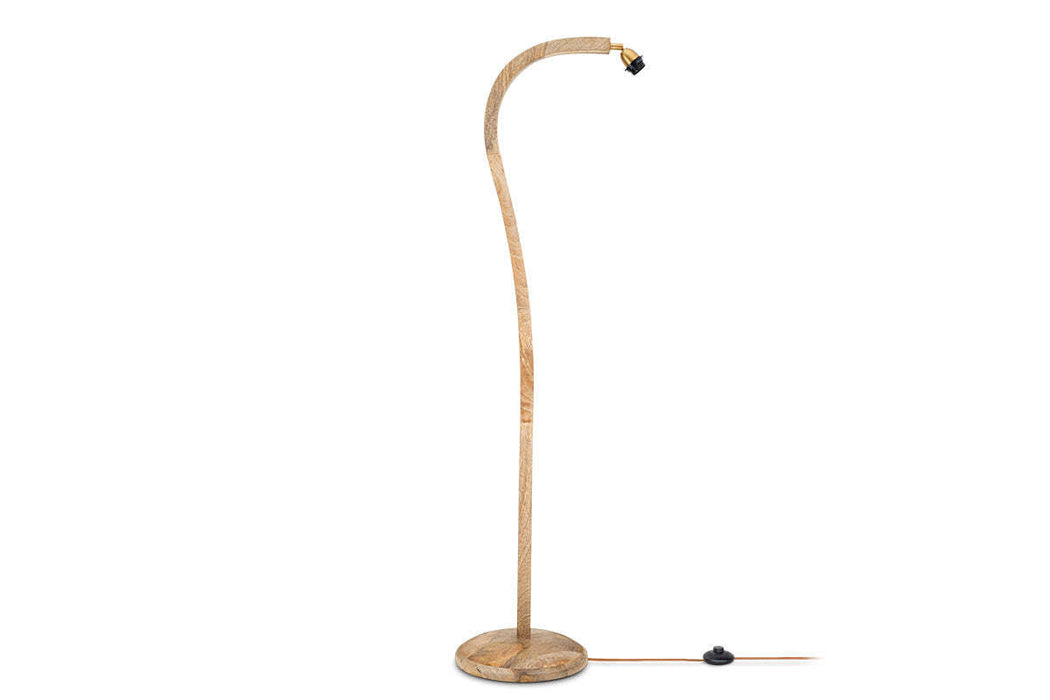 Namira Mango Wood Floor Lamp Natural