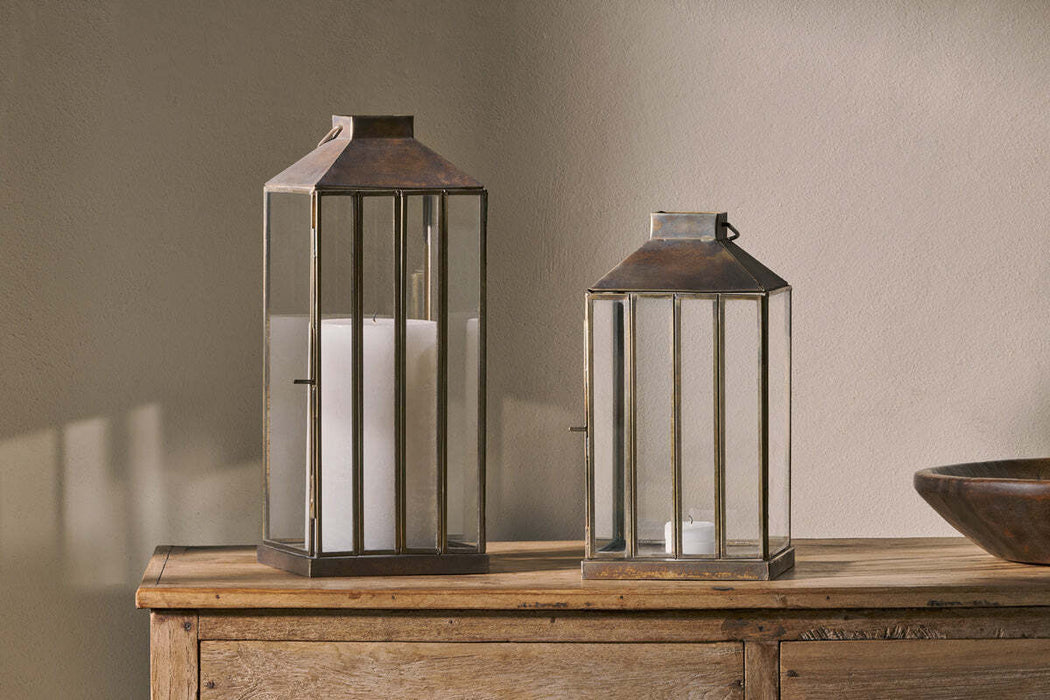 Nampo Lantern Aged Antique