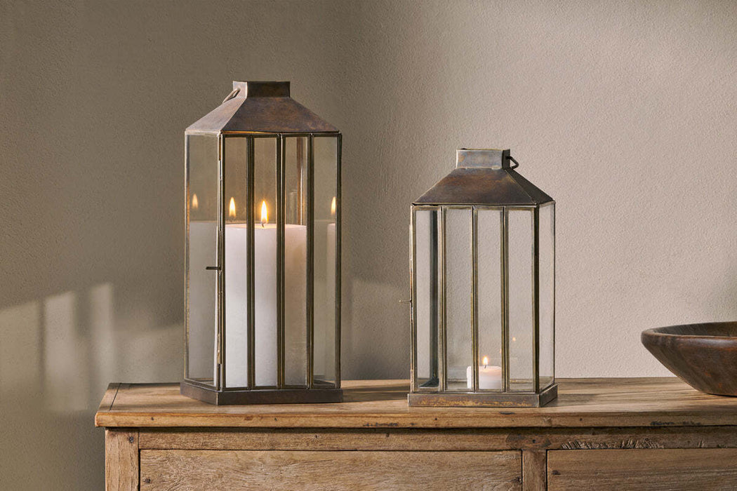 Nampo Lantern Aged Antique