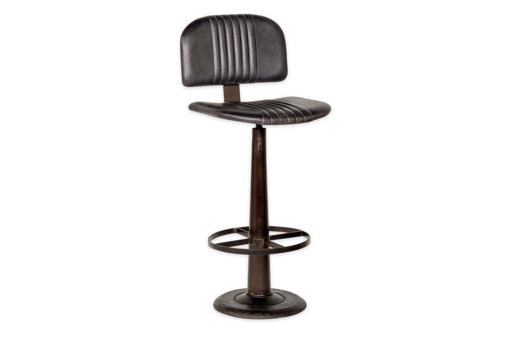 Narwana Bar Chair - Aged Black