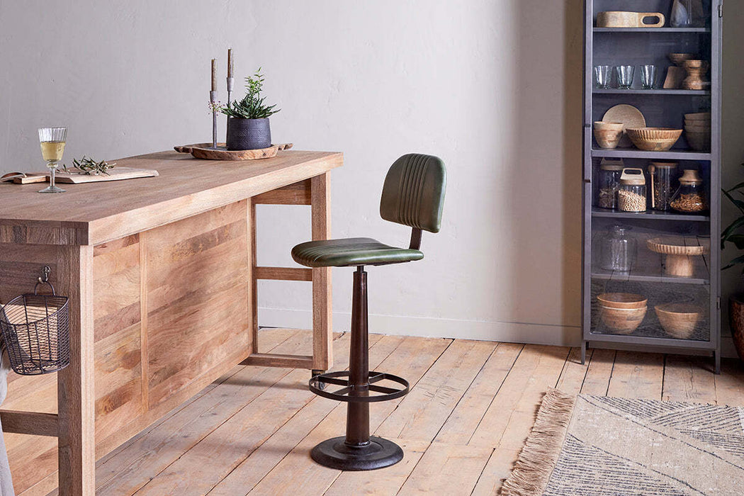 Narwana Bar Chair - Rich Green