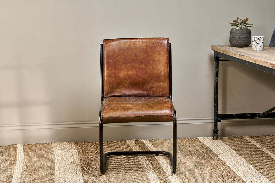 Narwana Leather Desk Chair