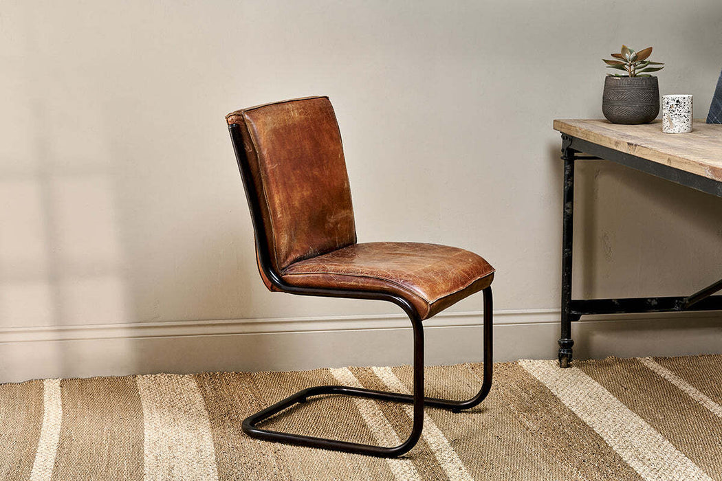 Narwana Leather Desk Chair