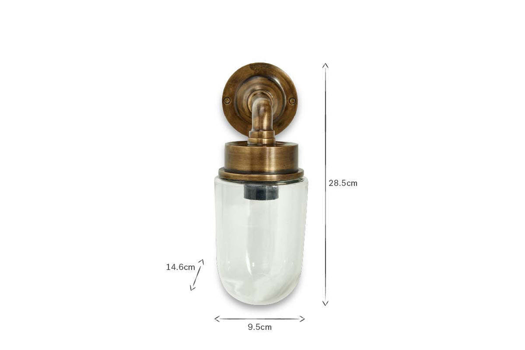 Ngari Outdoor Light Antique Brass