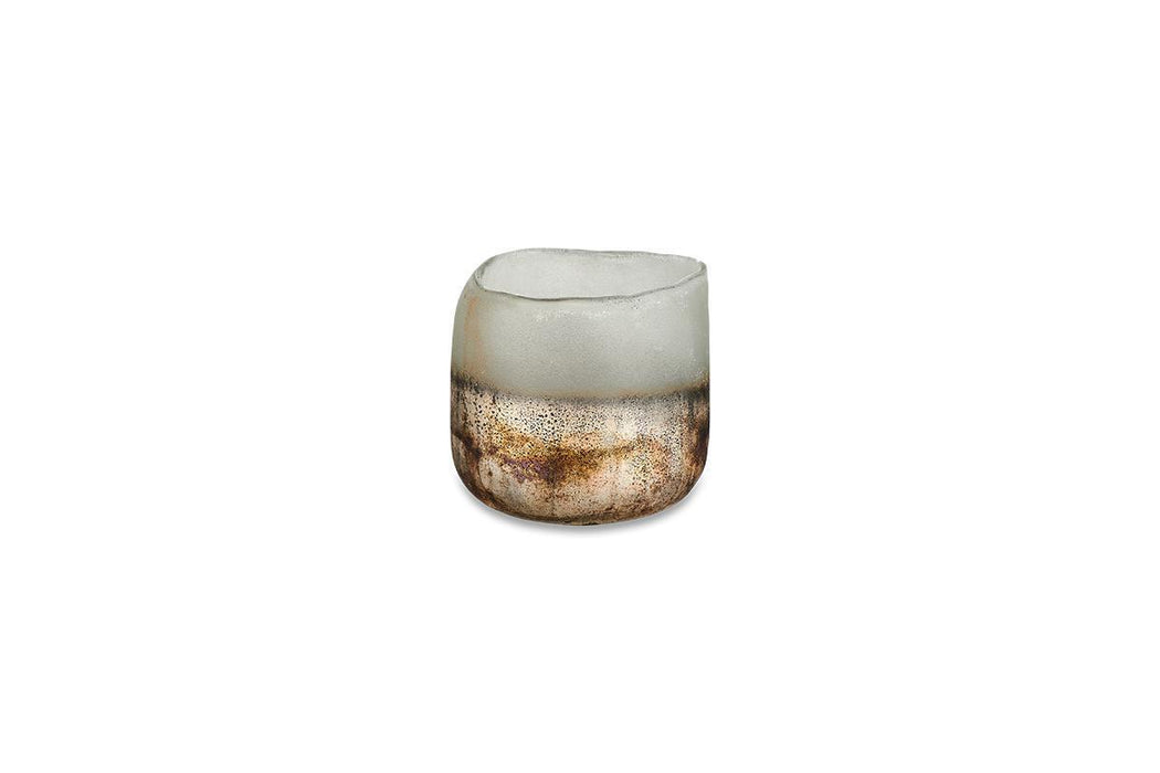 Ngolo Tealight Holder Aged Smoke