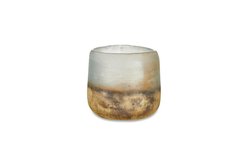 Ngolo Tealight Holder Aged Smoke