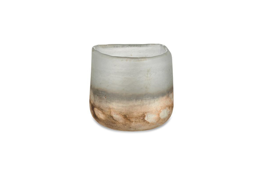 Ngolo Tealight Holder Aged Smoke
