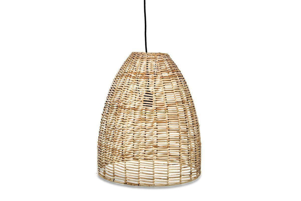 Noko Rattan Conical Pendant Natural