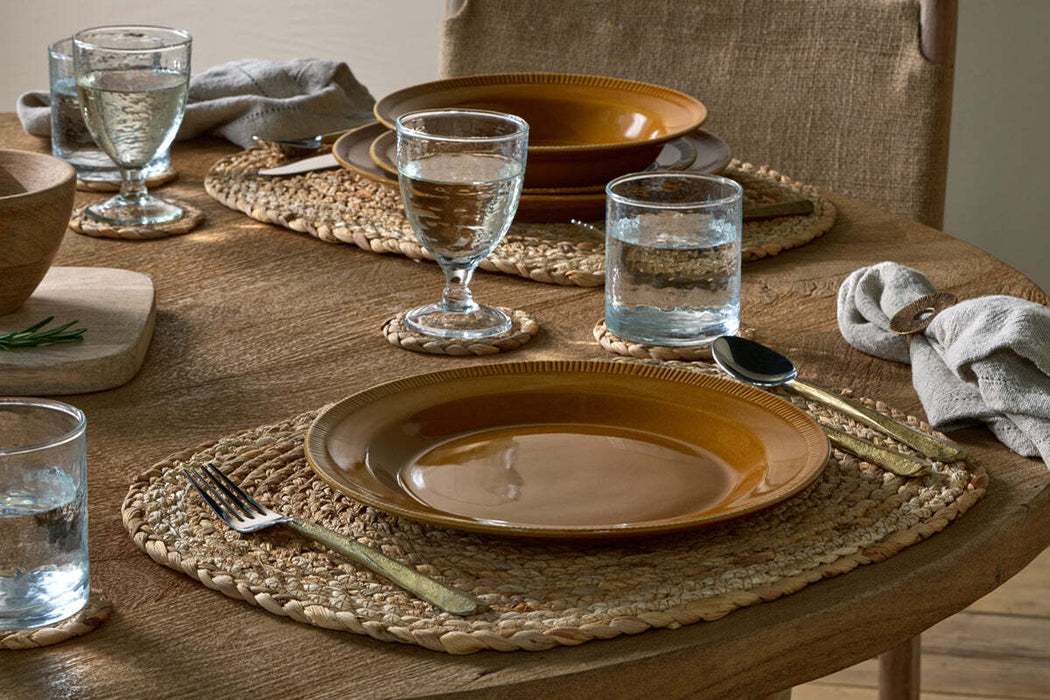 Nuwara Dinner Plate Mustard