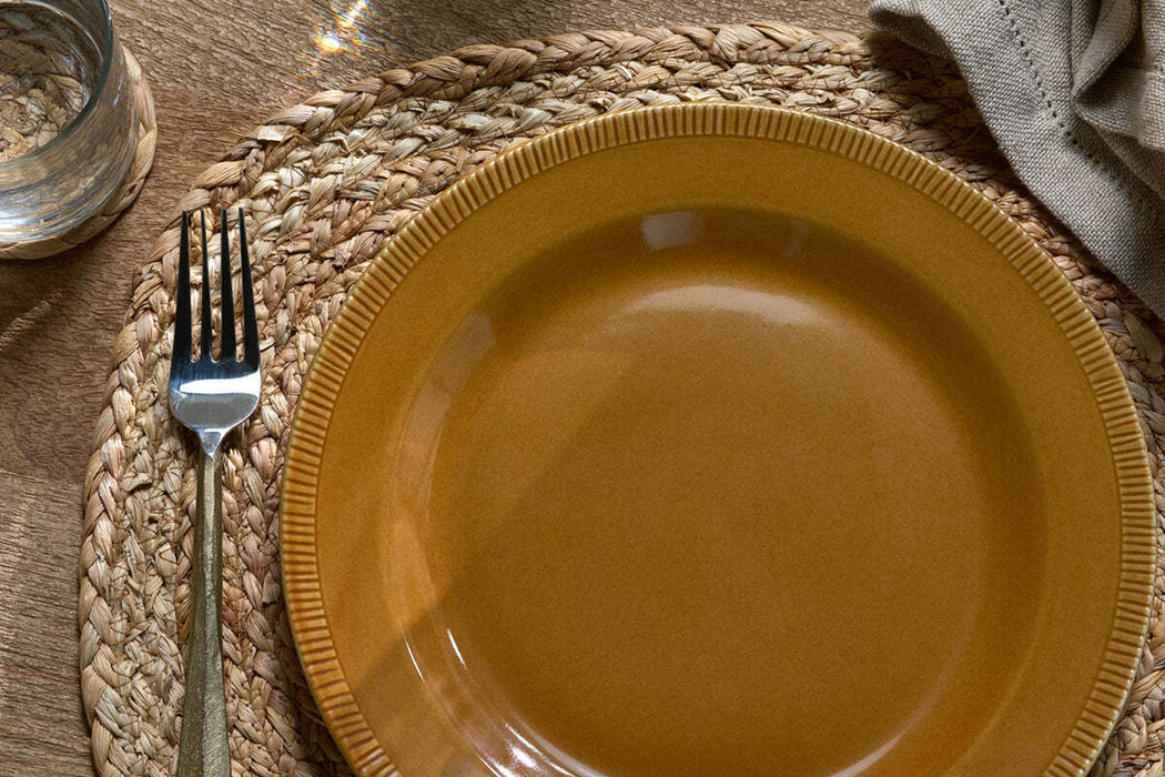 Nuwara Dinner Plate Mustard