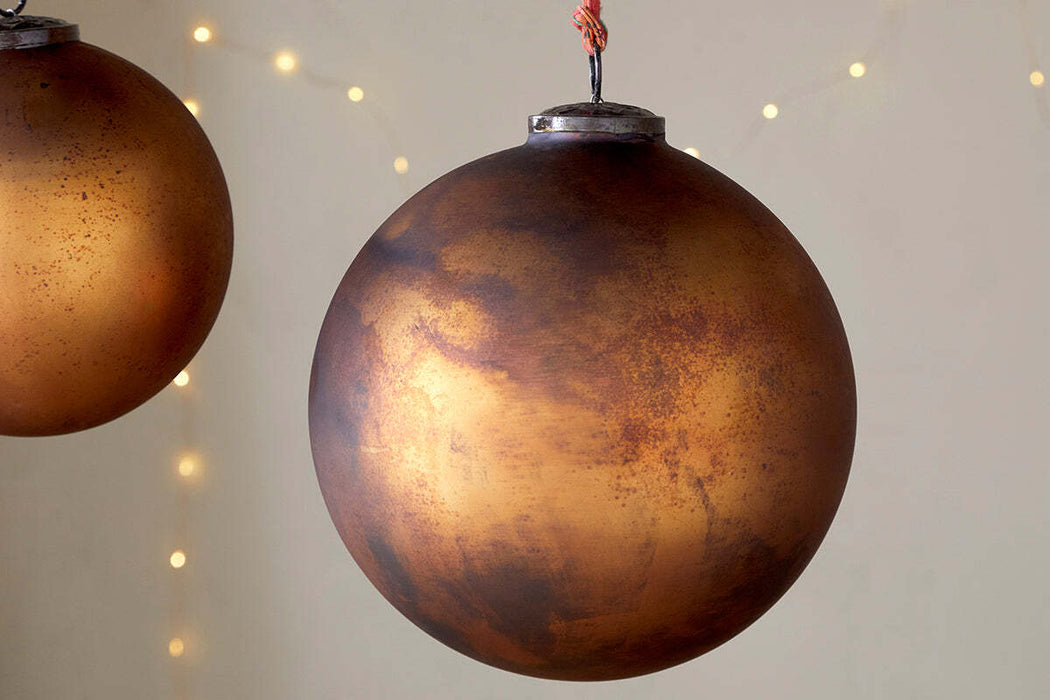 Oko Giant Bauble Matt Gold