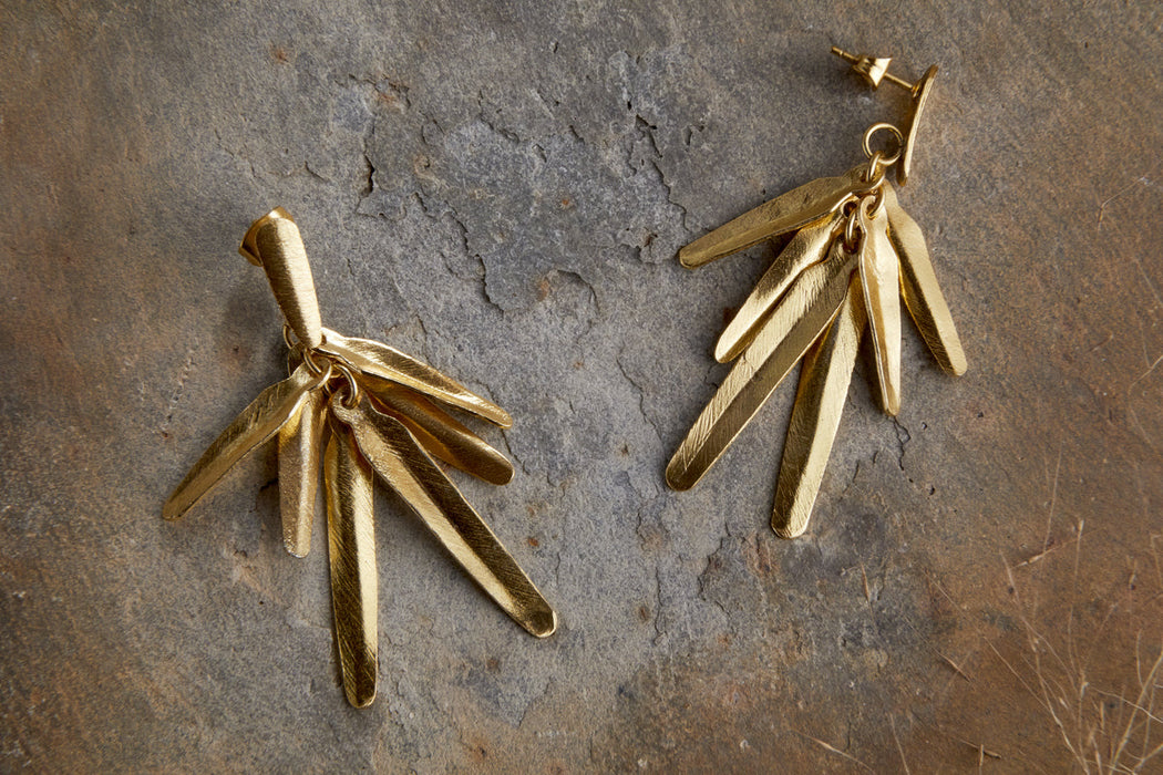 Omuti Earrings Gold