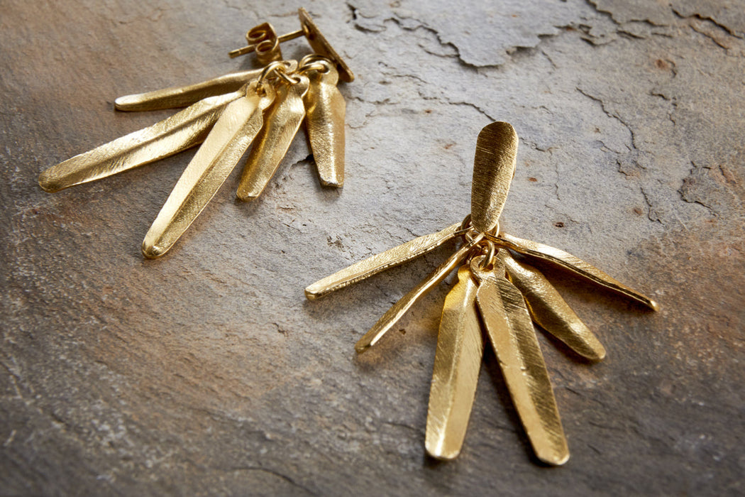 Omuti Earrings Gold