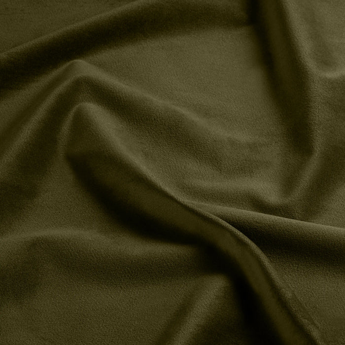 Bronte Ottoman Storage Double Bed | Olive Green Sustainable Velvet