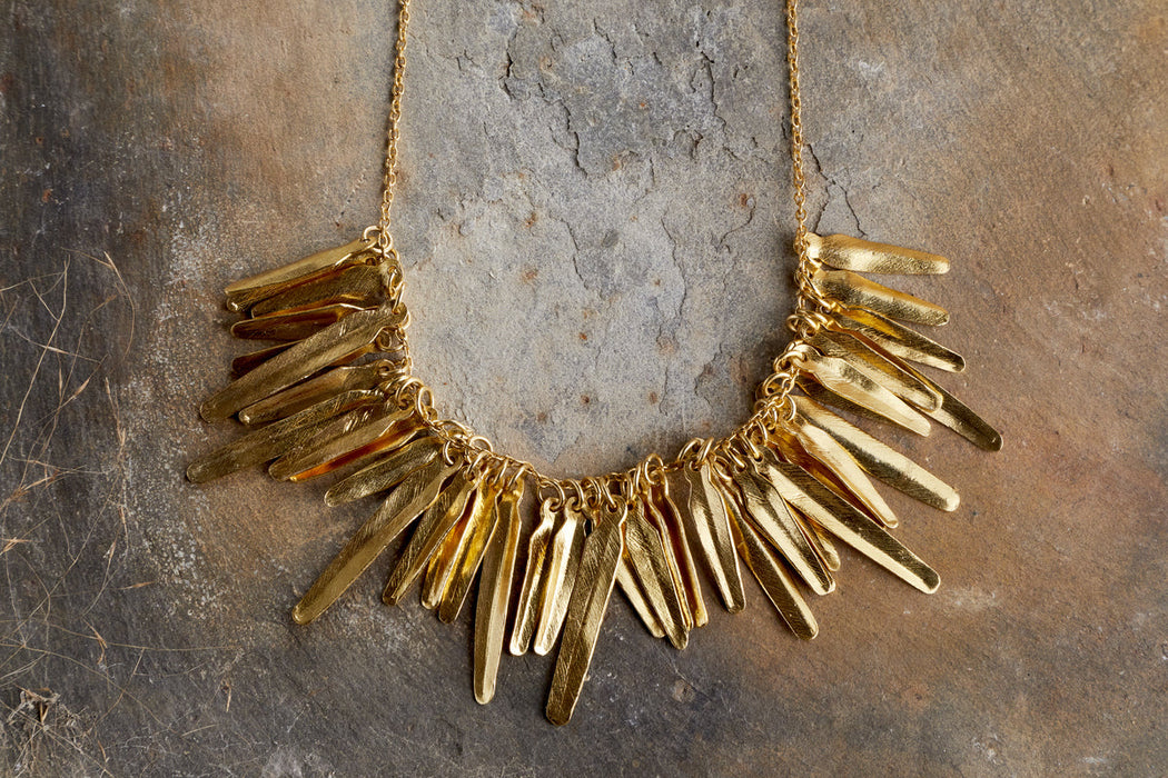 Omuti Necklace Gold