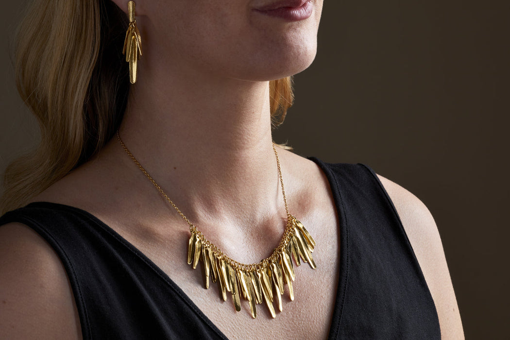Omuti Necklace Gold