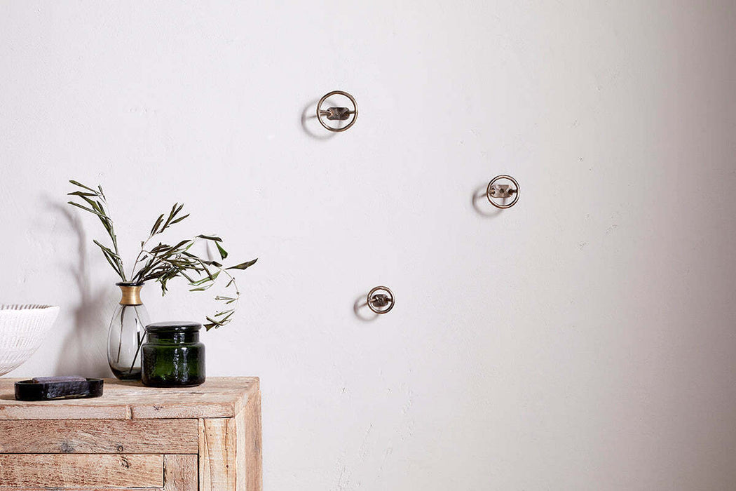 Olani Bathroom Hooks Antique Brass Set Of 3