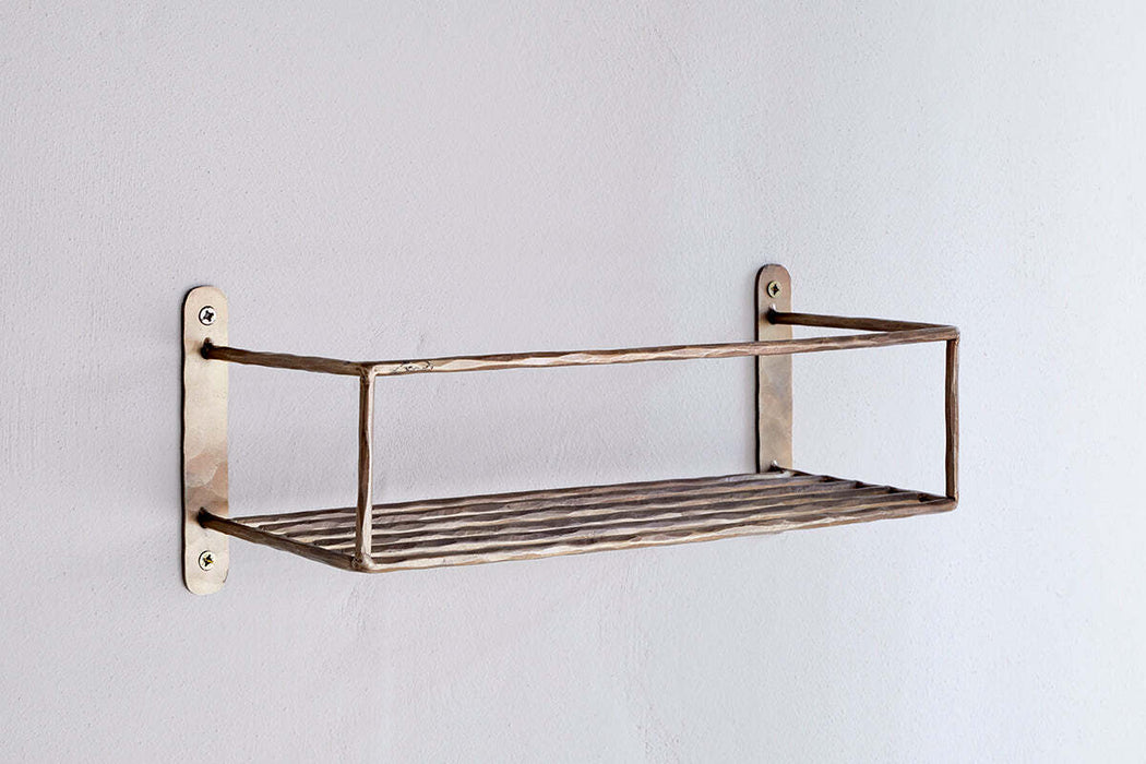 Olani Bathroom Shelf Antique Brass