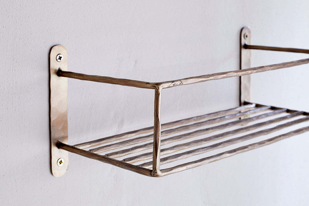 Olani Bathroom Shelf Antique Brass