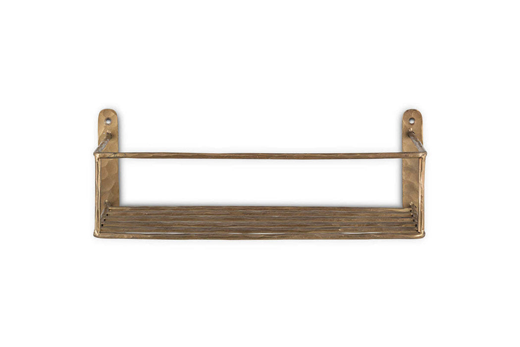 Olani Bathroom Shelf Antique Brass