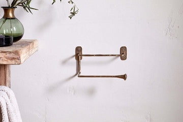 Olani Toilet Roll Holder - Antique Brass