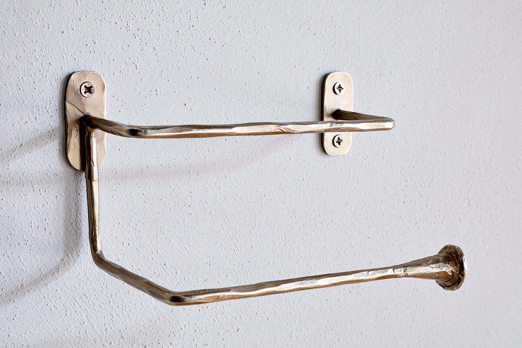 Olani Toilet Roll Holder Antique Brass