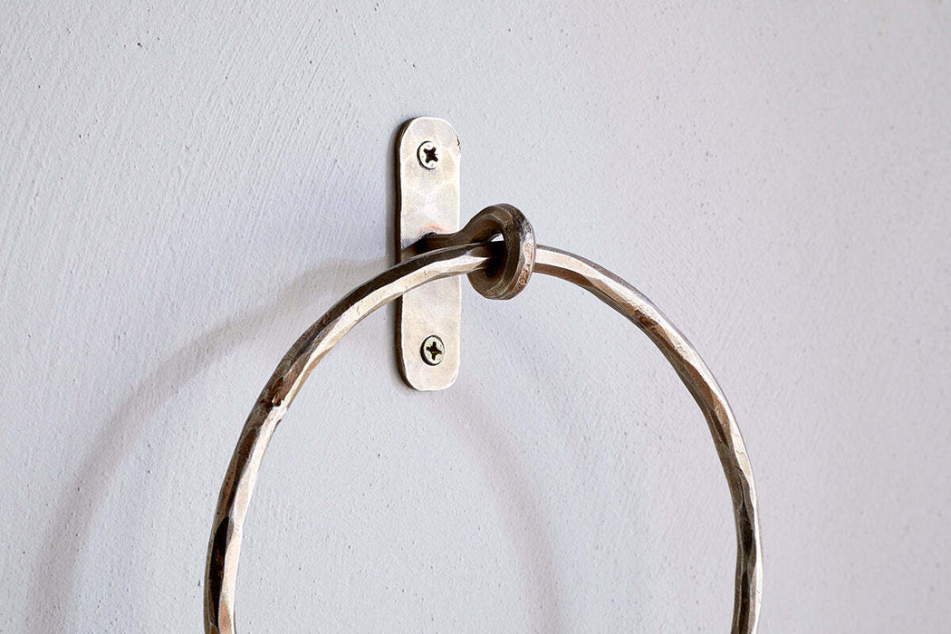 Olani Towel Ring Antique Brass