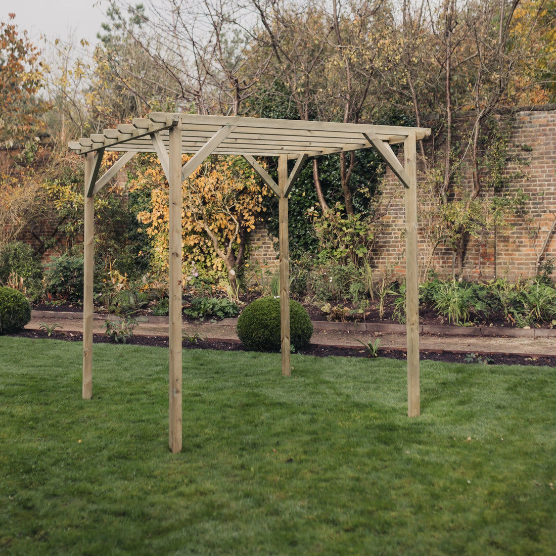 Contemporary Wooden Pergola Premium FSC® Timber Garden Feature Structure