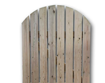 Picket Wooden Garden Gate Slatted Timber Gate