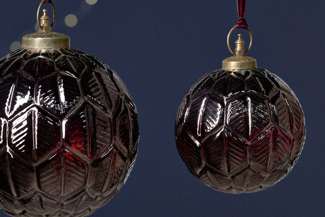 Patta Giant Bauble Burgundy