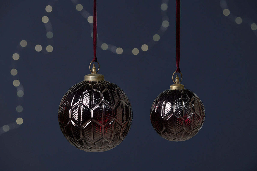 Patta Giant Bauble Burgundy