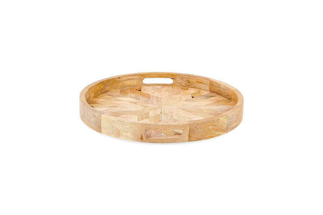 Pawi Mango Wood Tray Round