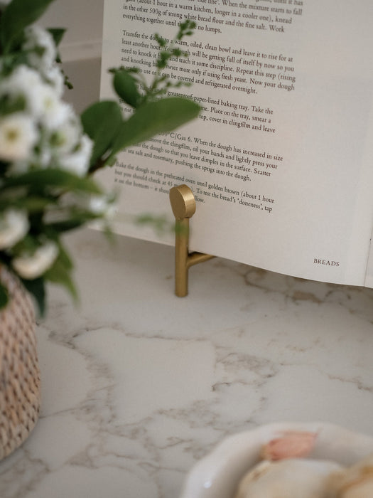 Cookbook Stand Gold