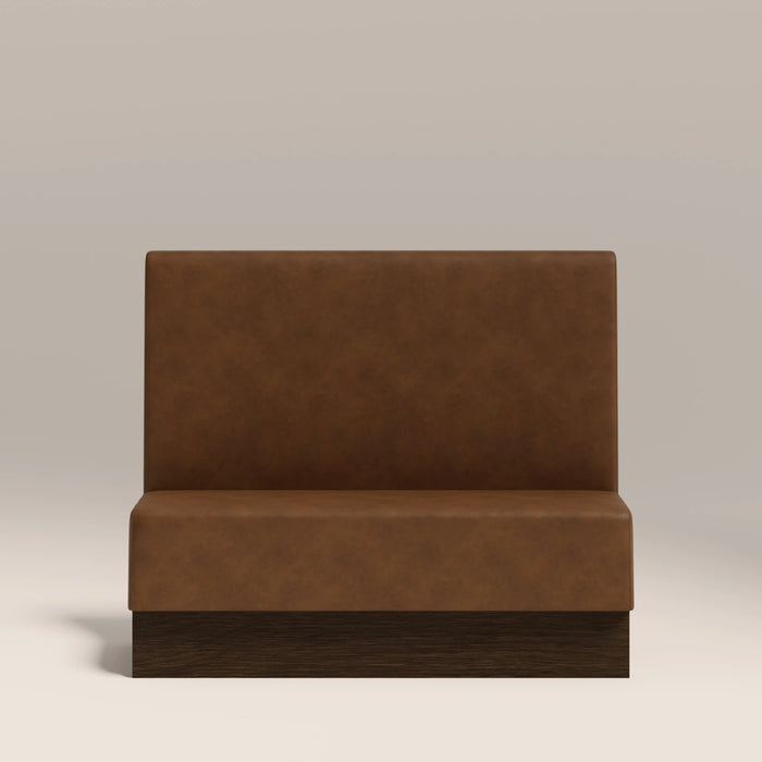 Smooth Back Banquette Seating Straight Run