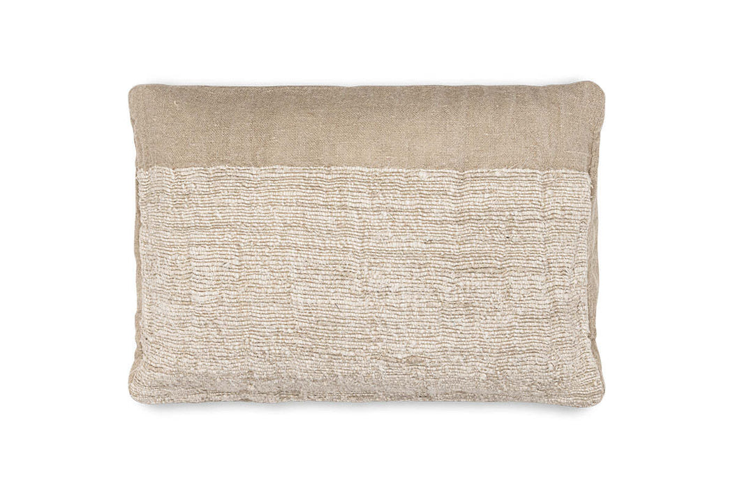 Puli Recycled Linen Cushion Cover - Natural