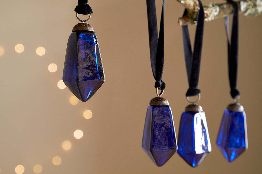 Ratnam Baubles Indigo Small Set Of 4