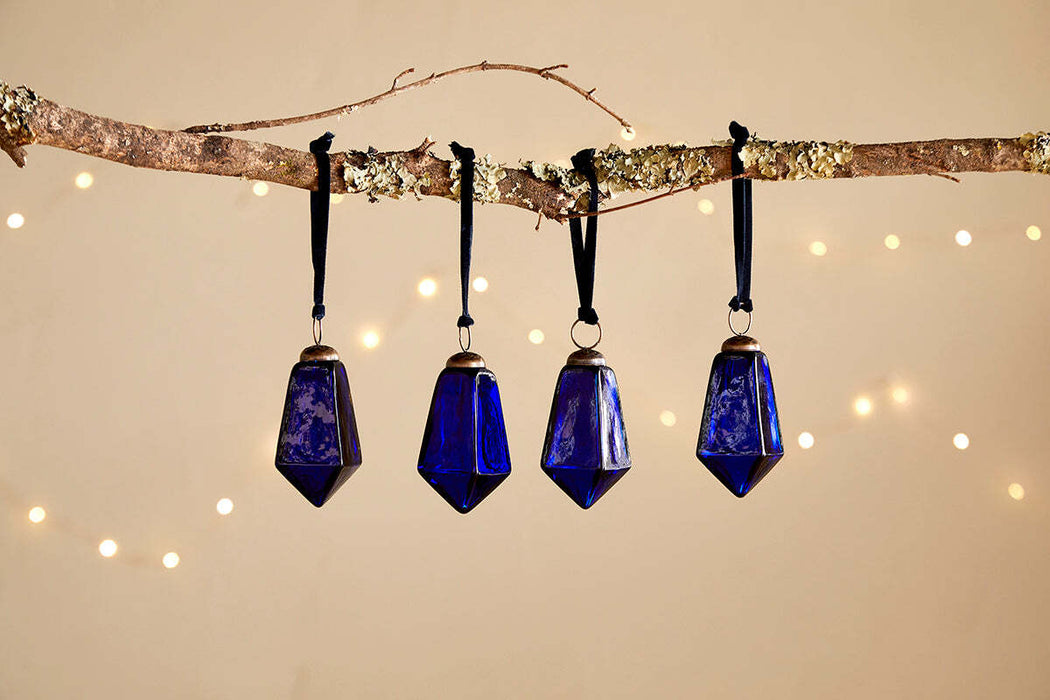 Ratnam Baubles Indigo Large Set Of 4