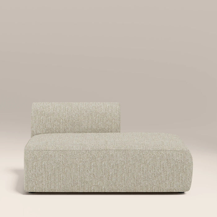 Malmo Right Divan Module Section Oatmeal Woven Boucle