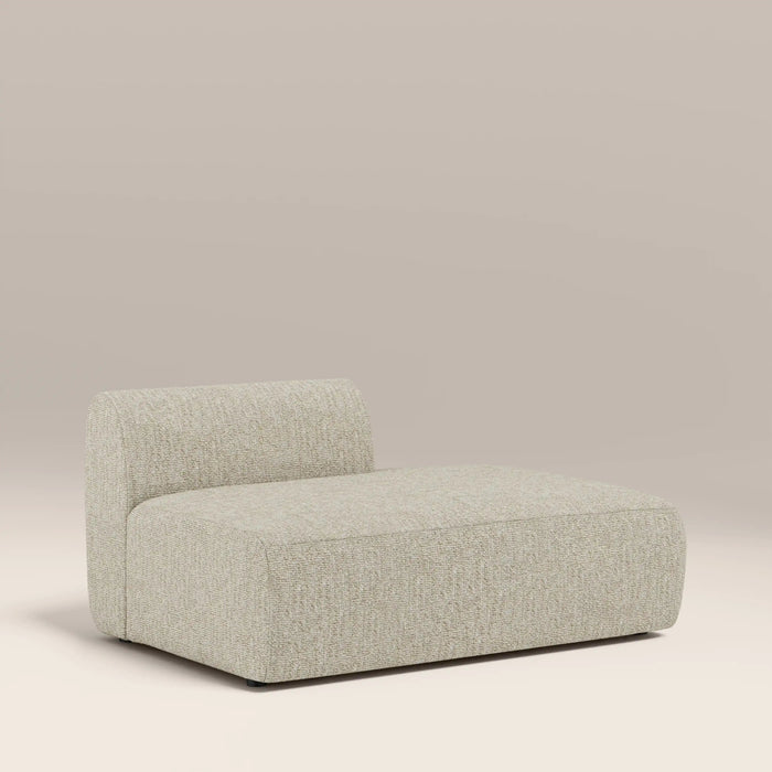 Malmo Right Divan Module Section Oatmeal Woven Boucle