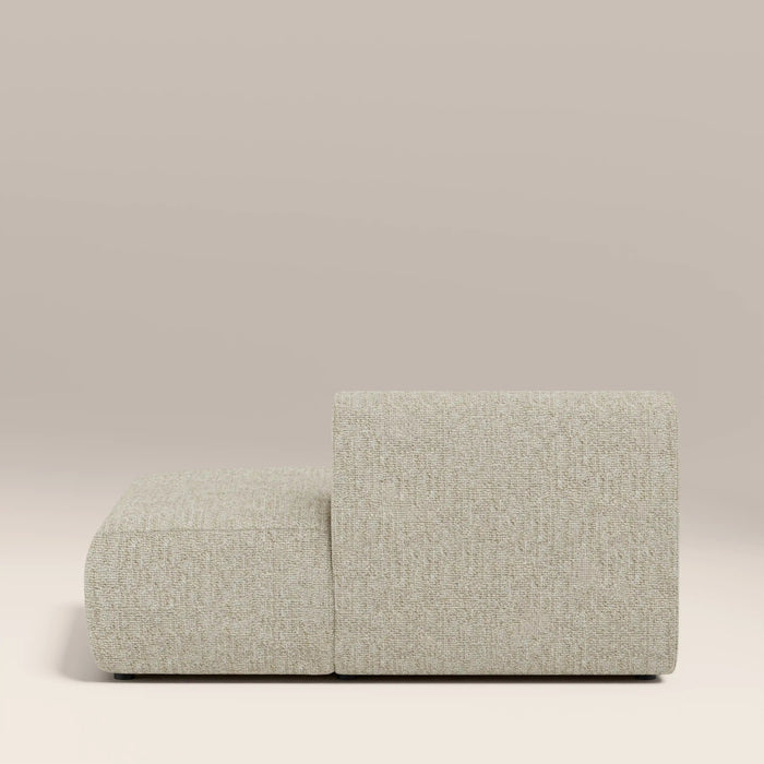Malmo Right Divan Module Section Oatmeal Woven Boucle