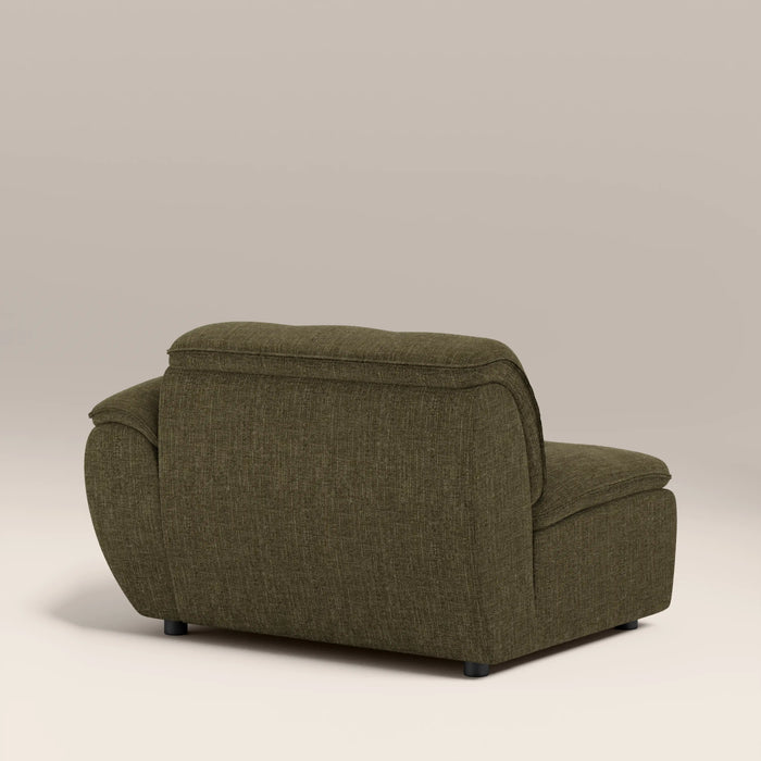 Bamba Right Hand Module Section | Olive Green Velvet Chenille