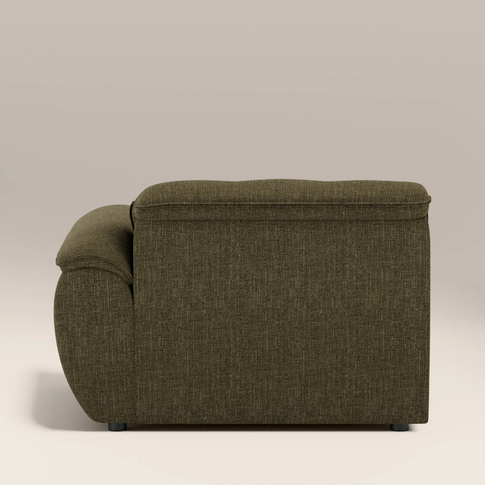 Bamba Right Hand Module Section | Olive Green Velvet Chenille
