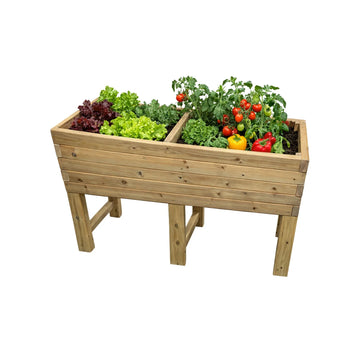 Perfect Raised Veg Planter Heavy Duty Scandinavian Redwood Garden Planter