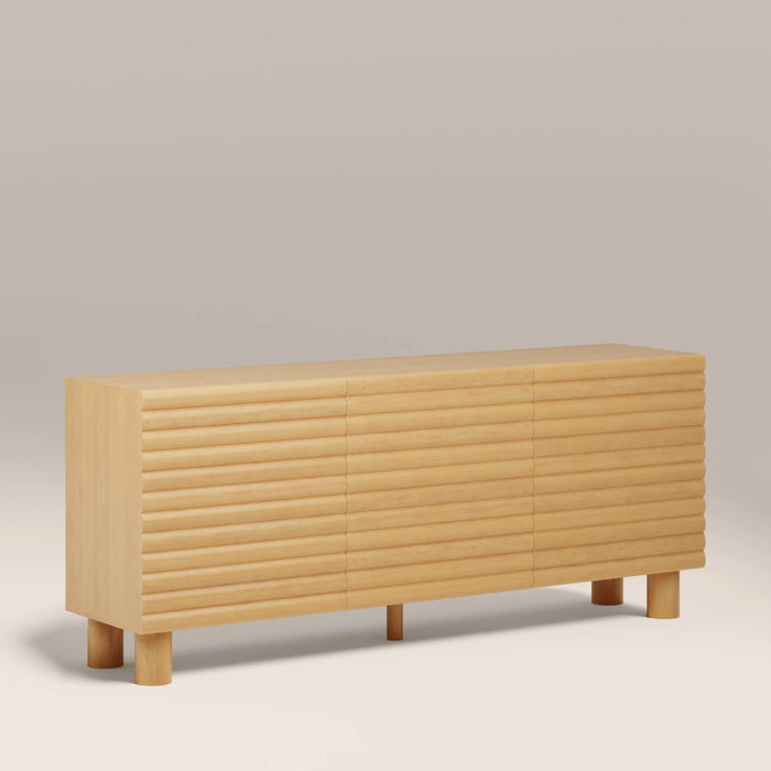 Raphael 3 Door Wooden Sideboard Oak