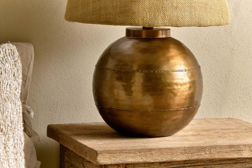 Rasan Table Lamp Antique Brass