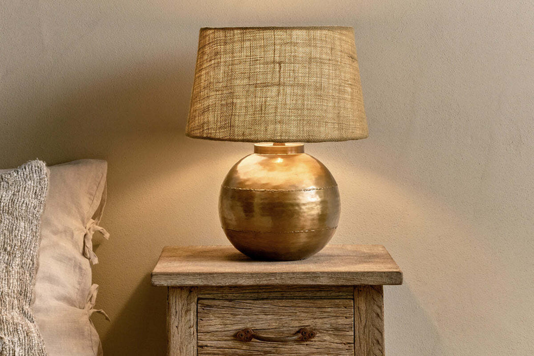 Rasan Table Lamp Antique Brass