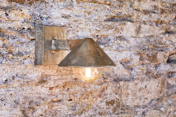 Rhya Outdoor Wall Lamp - Antique Brass