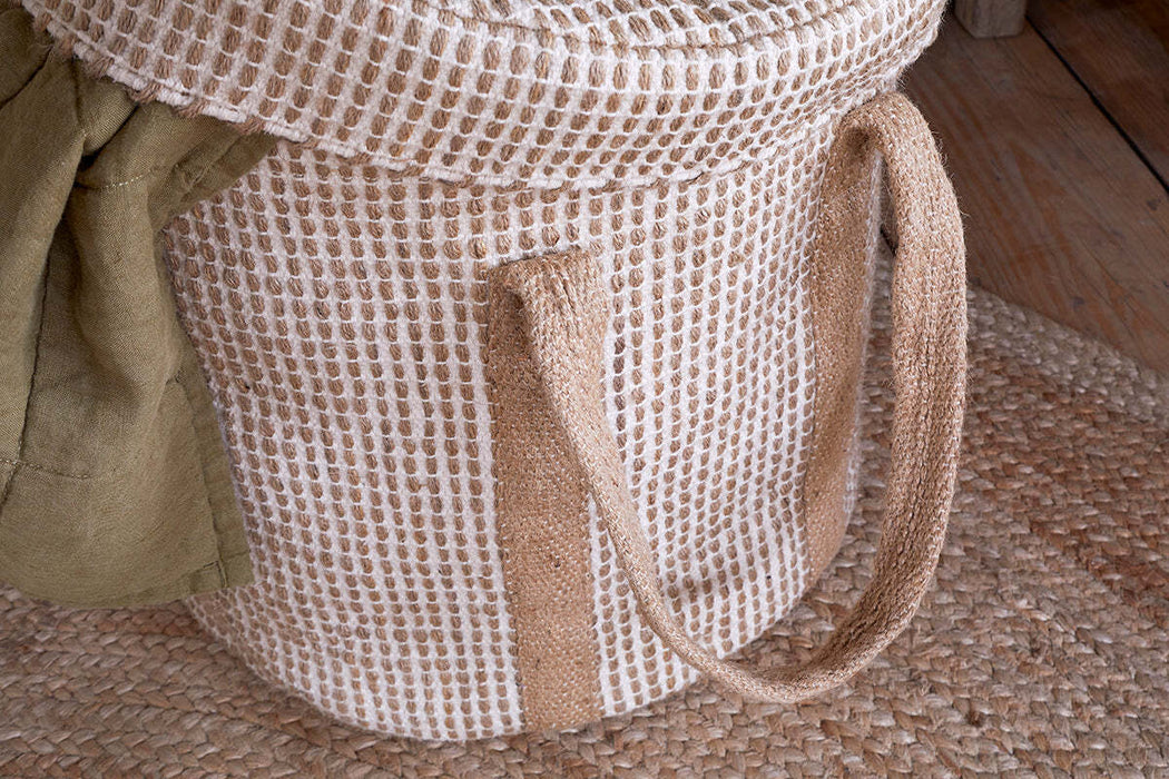 Rohia Laundry Basket Natural Cream