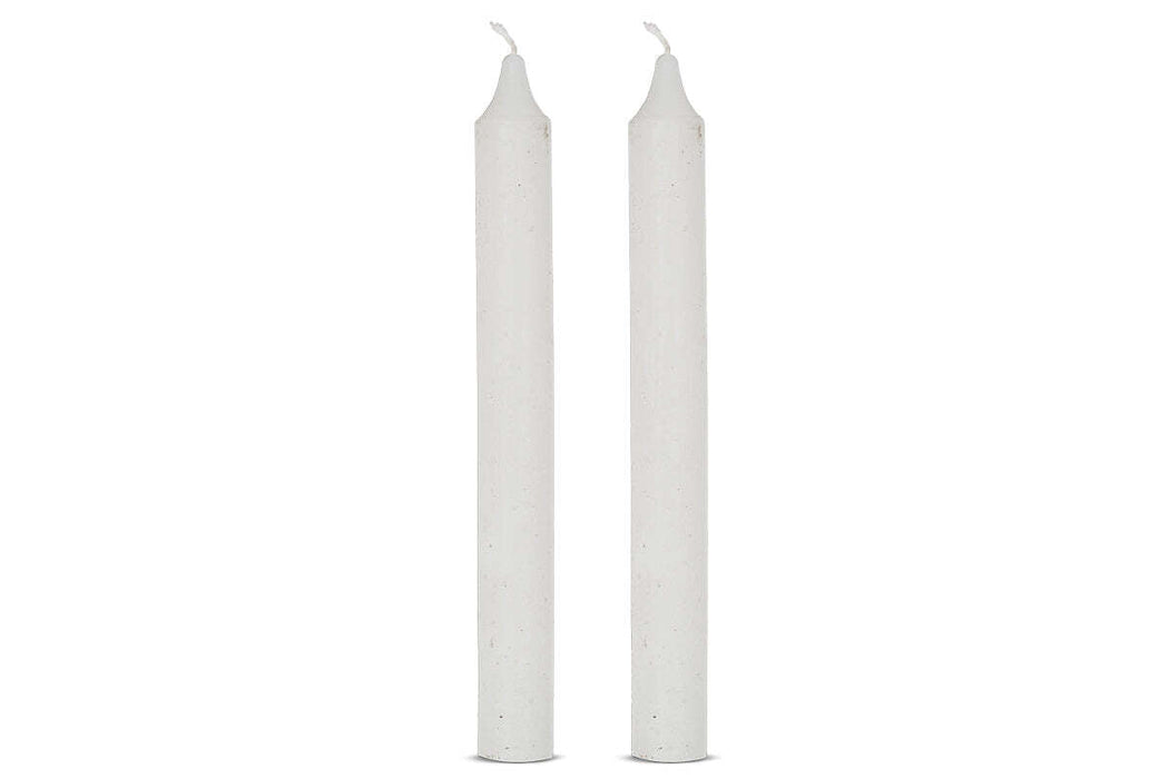 Rustic Soy Blend Dinner Candle White 2 X 20 5 Cm Set Of 2
